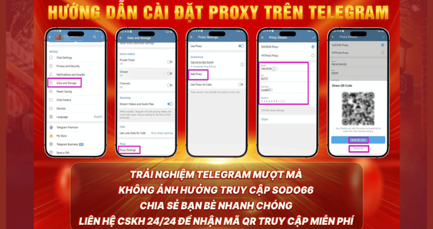 hướng dẫn truy cập telegram sodo không chặn
